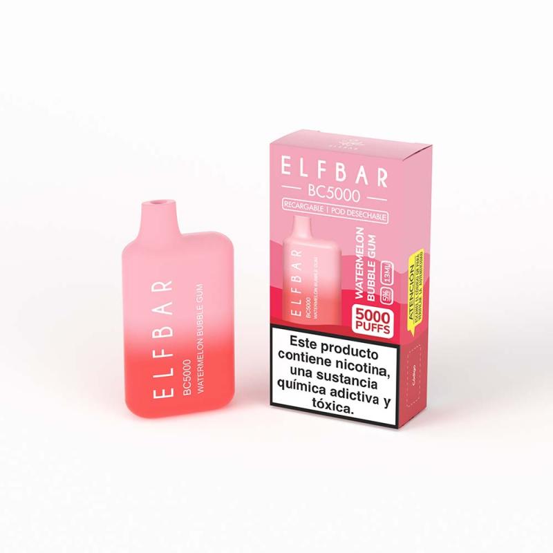 Pod descartável Elf Bar LB - 5000 Puffs - Gummy Bear - Reino do Vapor